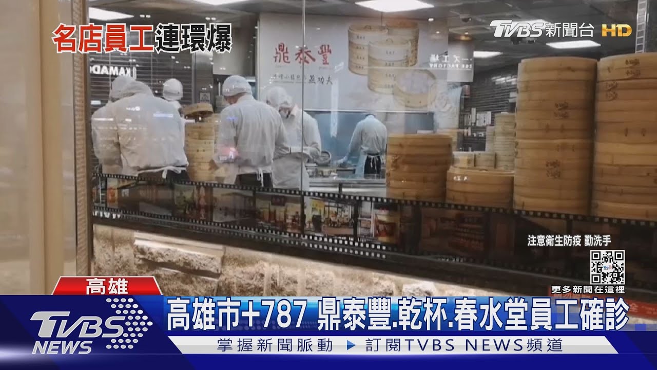 鼎泰豐、乾杯燒烤員工確診　突顯高雄民生消費存風險