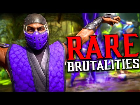 5 INCREDIBLY RARE BRUTALITIES in Mortal Kombat 11 (Ranked Mode Challenge)