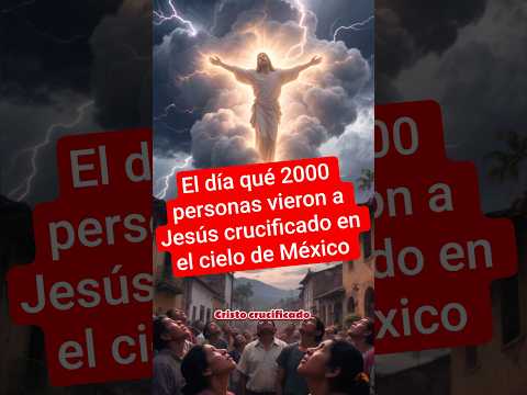 Jes&uacute;s apareci&oacute; en el cielo de M&eacute;xico El milagro de Ocotl&aacute;n #biblia#historiab&iacute;blica#fe#m&eacute;xico