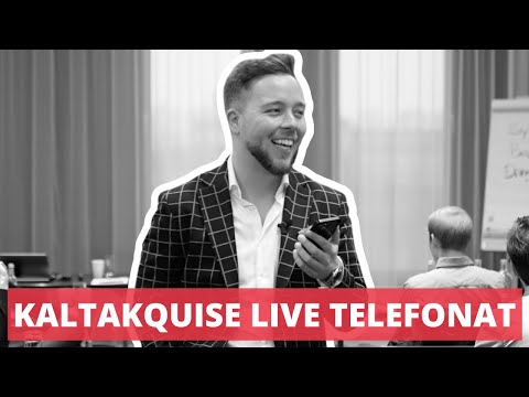 LIVE TELEPHONE CALLING with ease to the cold calling appointment