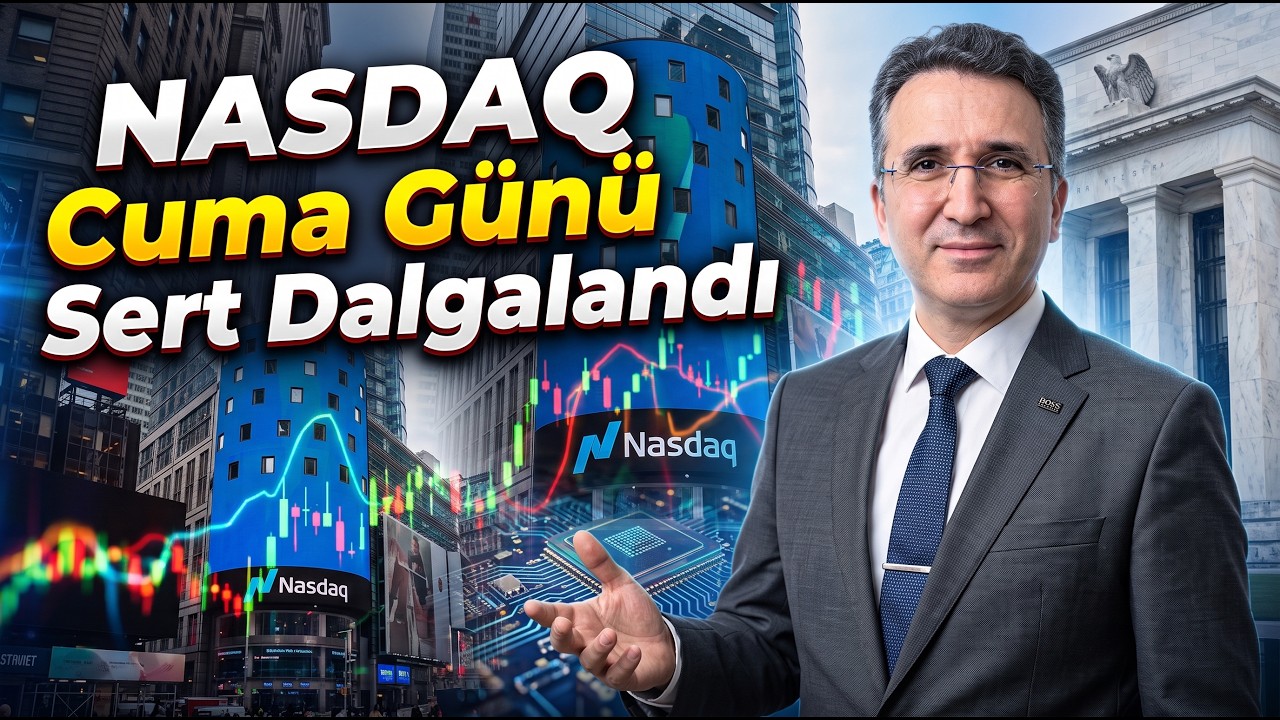 NASDAQ Cuma Günü Sert Dalgalandı