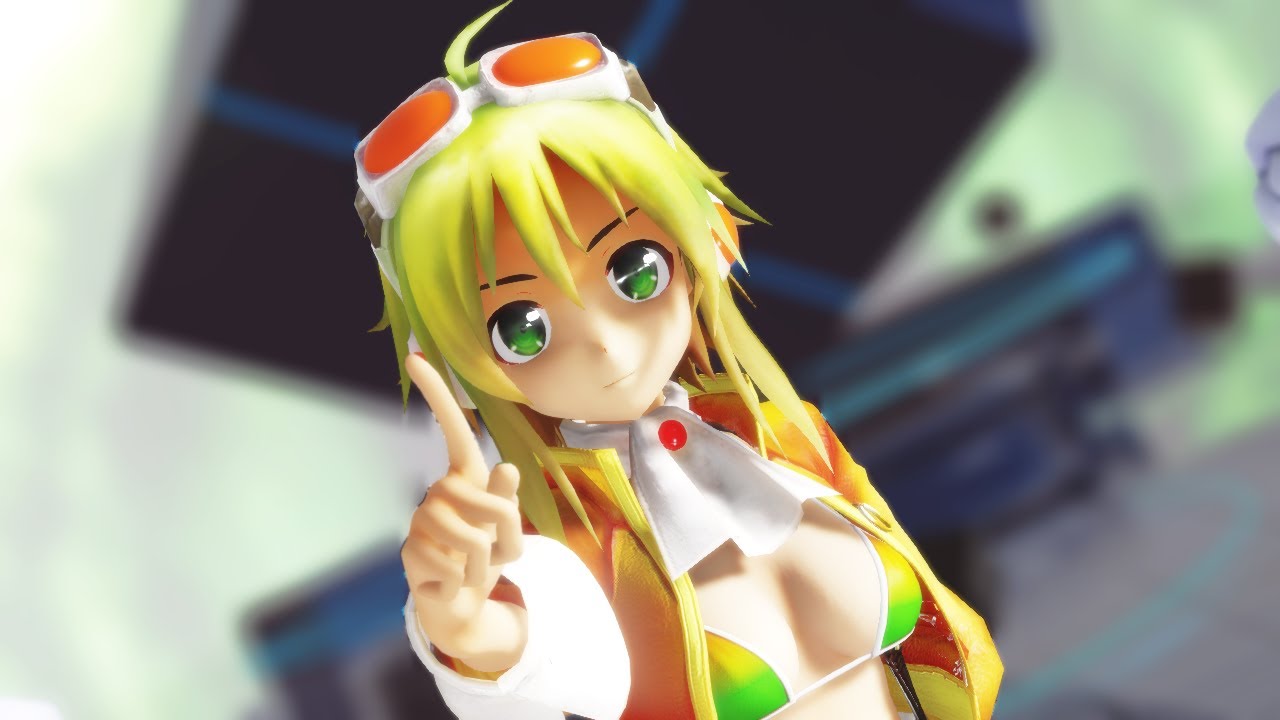 MMD : モザイクロール ( Model : GUMI & Linaria )