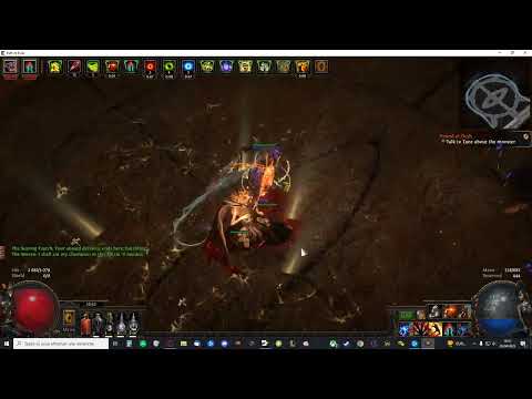 poe 3.21 Uber exarch. Kill in 3s. Full unique challenge