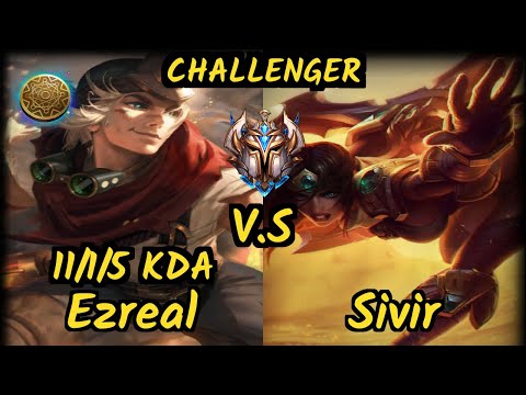 VIT.B Toaster (EZREAL) vs SIVIR - 11/1/5 KDA BOTTOM ADC CHALLENGER GAMEPLAY - EUW