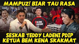 Download lagu PERIH TAK BERD4R4H‼️PDIP KELOJ0TAN “DISAMBAR” SESKAB TEDDY🫣TAMPOLAN MENOHOK UNTUK KETUA BEM UGM mp3