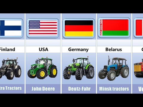 🚜 Where Are Tractors Made? Countries Behind the Biggest Brands! 🌍