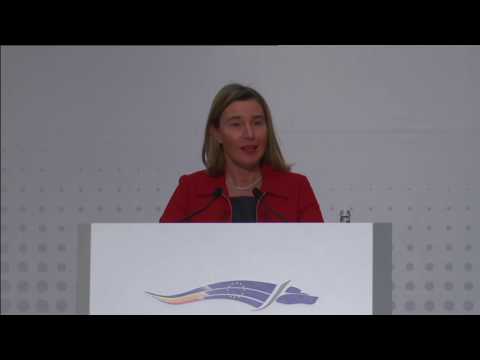 #RO2019EU, Gymnich: Conferinţă de presă susţinută de Federica Mogherini şi Teodor Meleșcanu