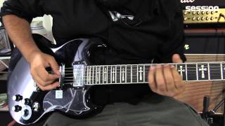 Video thumbnail for EPIPHONE Tony Iommi Signature SG Custom Ltd Ed by session