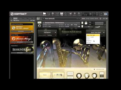 Session Horns - Voicing Assistant Walkthrough and Same Note Legato