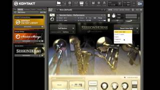 Video thumbnail for Session Horns - Voicing Assistant Walkthrough and Same Note Legato by e-instruments