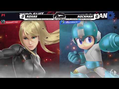 Quarantainment 15 Winners Semis - Roxas (ZSS) Vs. RockMan (MegaMan, Zelda) Smash Ultimate - SSBU