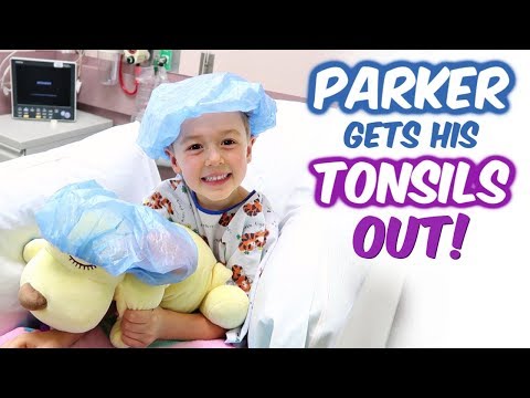 Parker Gets His Tonsils Out! (positive child tonsillectomy) Video