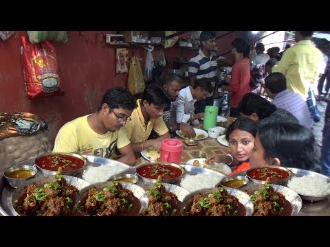 Mutton Rice @ 90 rs Per Plate | Street Food Heaven in India | Kolkata Deckers Lane Esplanade Video