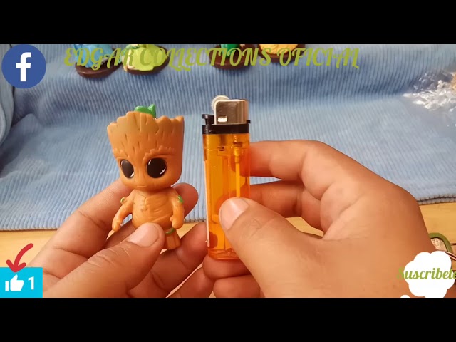 Vídeo relacionado con INHEMI Baby Groot Llavero (Conjunto de 4) - Figura de acción de la película clásica - Perfecto como Regalo - I Am Groot