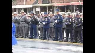 preview picture of video 'Police from around the country at Funeral for Detective Wenjian Liu, Jan 4th 2015'