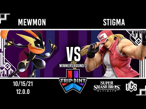 Tripoint Smash Ultimate 116 - Winners Round 3 - Mewmon(Greninja) Vs. Stigma(Terry)