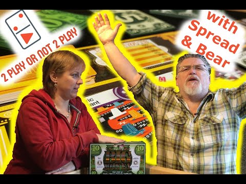 Big Money 2 Player Board Game Review with Spread & Bear