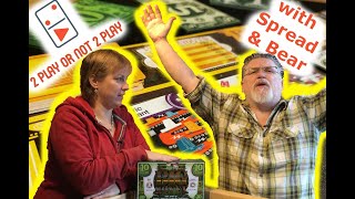 Big Money 2 Player Board Game Review with Spread &amp; Bear