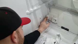 Step by step super detailed how to fix GE refrigerator warm freezer WR60X26866 replacement