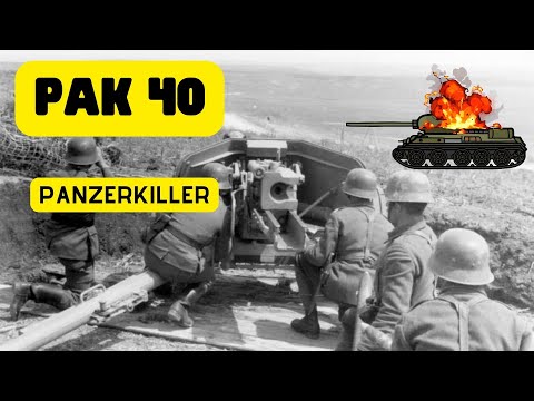 Die PAK 40 - konnte fast jeden Panzer ausschalten #worldwar2 #german
