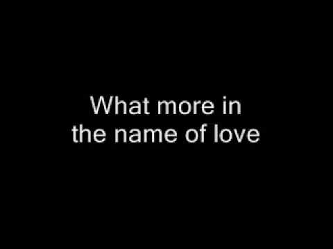 U2-Pride (In the Name of Love) lyrics