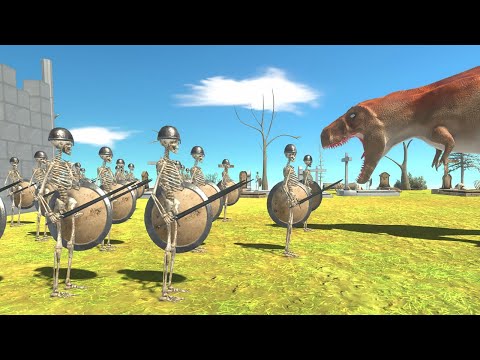 SKELETON ARMY Arise From Graveyard - Animal Revolt Battle Simulator
