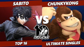 First Attack 2022  - Sabito (Joker) Vs. ChunkyKong (Donkey Kong) Smash Ultimate Tournament