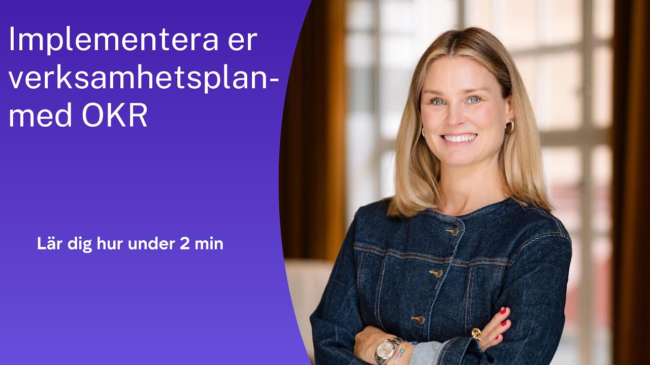 Implementera verksamhetsplan