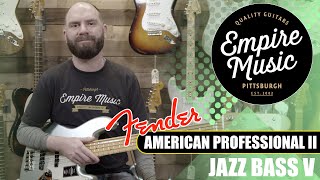 Video thumbnail for Fender American Professional II Jazz Bass V - EMPIRE MUSIC by Empire Music