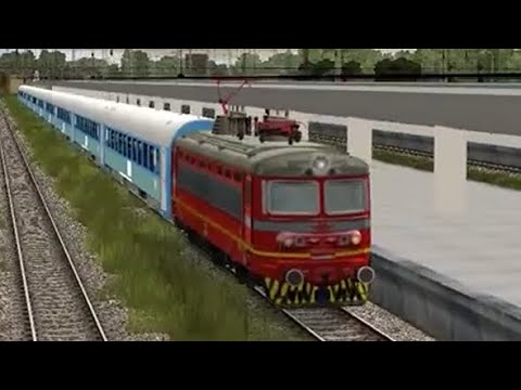 Trainz 12: Gorna Oryahovitsa - Ruse with 10 wagons and locomotive 44 099