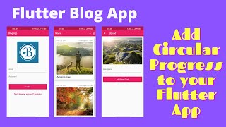 12. Add Circular Progress to your Flutter App