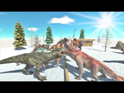 Brown Team Units VS Red Team Units | Animal Revolt Battle Simulator ARBS