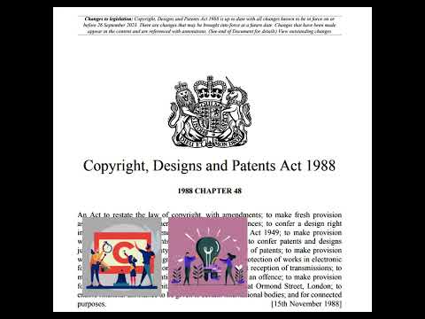 Copyright Design and Patent Act