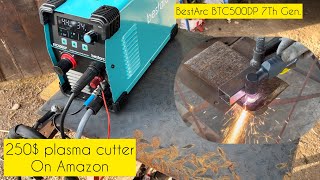 Cutting Old and Rusty metal parts with Handheld plasma from BestArc BTC500BP 7th gen.