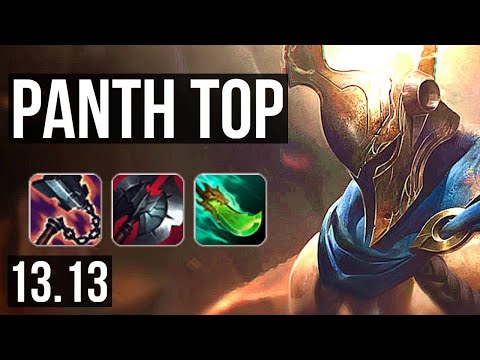 PANTHEON vs RUMBLE (TOP) | Rank 1 Panth, Rank 7, 15/4/14, 300+ games | KR Challenger | 13.13