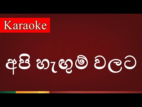Api Hangum Walata ( අපි හැඟුම් වලට ) - Karaoke Version