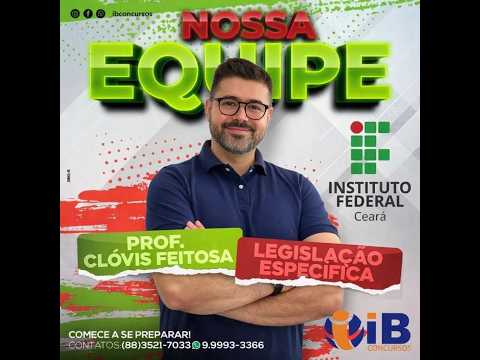 CONCURSO IFCE 2026 -  LEGISLAÇÃO DO SERVIÇO PÚBLICO FEDERAL