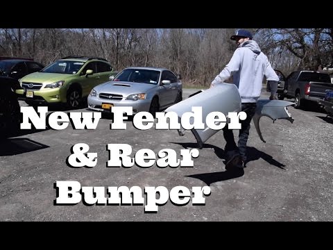 R.I.P Black Fender!! New Fender & Rear Bumper For The Legacy GT
