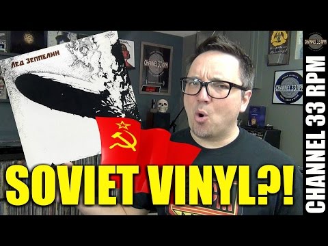 The strange world of SOVIET VINYL | Black Sabbath, Led Zeppelin & MORE vintage Russian records!