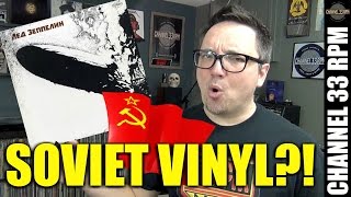 The strange world of SOVIET VINYL | Black Sabbath, Led Zeppelin & MORE vintage Russian records!