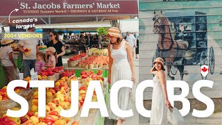 Exploring Canada's LARGEST Farmers Market| ST JACOBS: ONTARIO's Adorab