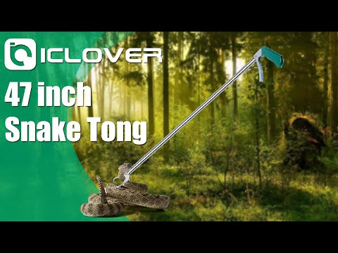 IC ICLOVER 47 inch Snake Tongs, Good Tools for Handling and Hungting Snakes!