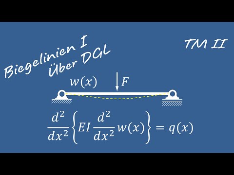 Differentialgleichung der Biegelinie 3 - Randbedingungen