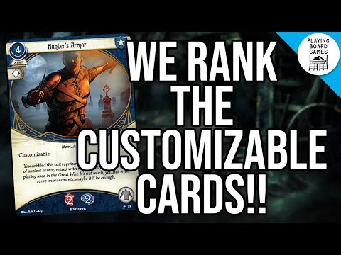 We Rank All Of The Customizable Cards! (ARKHAM HORROR: THE CARD GAME)