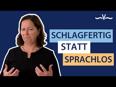 Schlagfertig reagieren: So solltest Du auf provokative Fragen antworten | Stefanie Voss