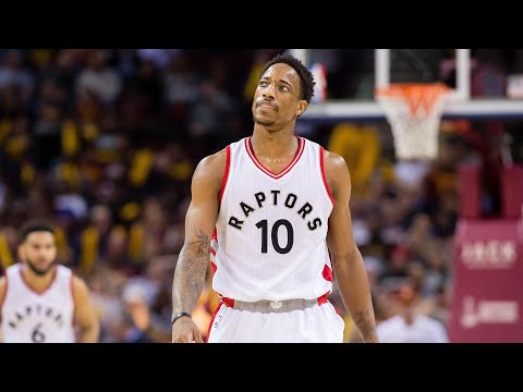 Demar DeRozan double spin movie raptors vs bucks