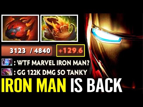 WTF IRON MAN IS BACK!!! 122K DMG Super Tanky Heart Woodland Clockwerk Crazy Epic Dota 2 Pro Gameplay