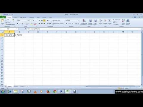 Microsoft Office Excel 2010 Introduction Microsoft Excel 2010