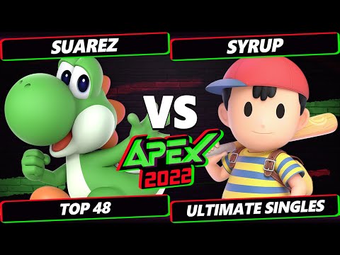 Apex 2022 Top 48 - Suarez (Yoshi) Vs. Syrup (Ness) SSBU Ultimate Tournament