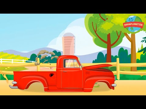 Hemma på vår gård - Animerad barnvideo & barnmusik